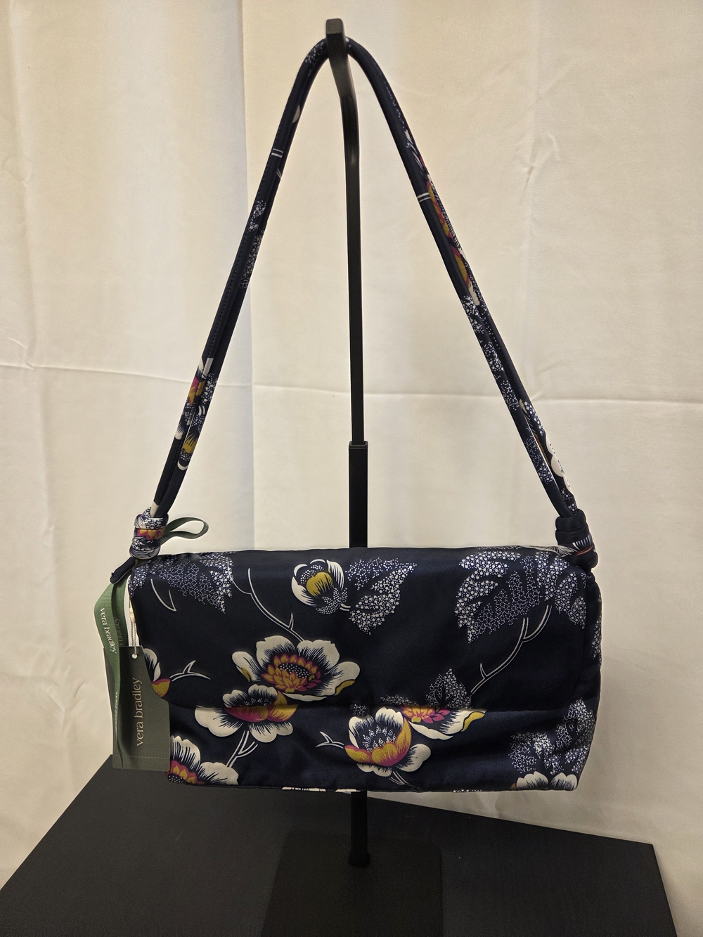 Vera Bradley Navy Floral Shoulder Bag